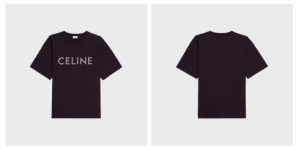 セリーヌの黒Tシャツ