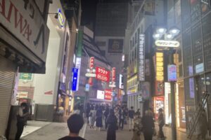 深夜の渋谷センター街