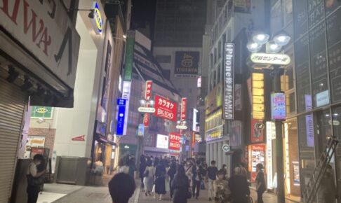 深夜の渋谷センター街